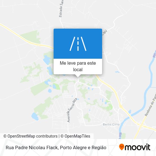 Rua Padre Nicolau Flack mapa