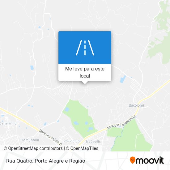 Rua Quatro mapa