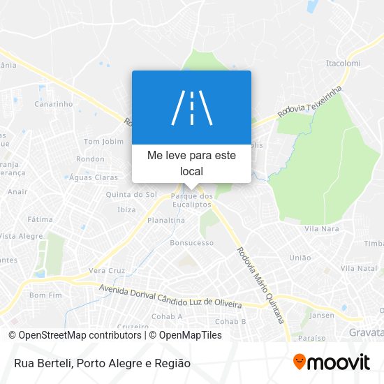 Rua Berteli mapa