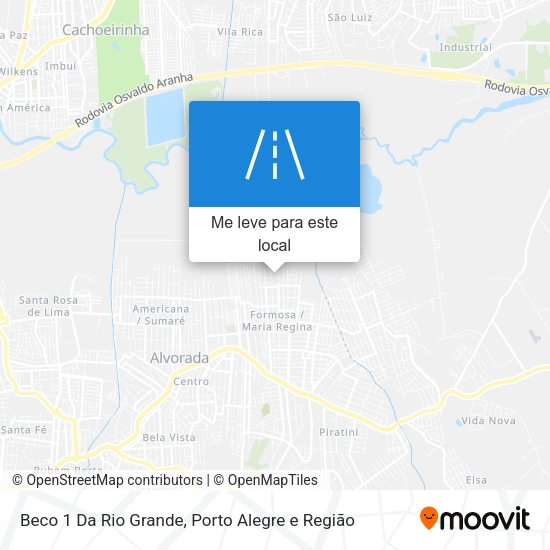 Beco 1 Da Rio Grande mapa