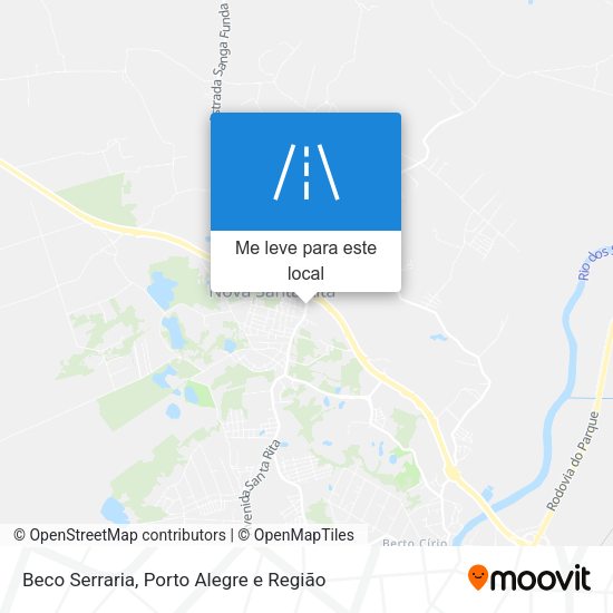 Beco Serraria mapa