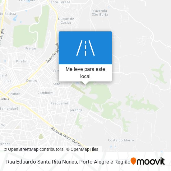 Rua Eduardo Santa Rita Nunes mapa