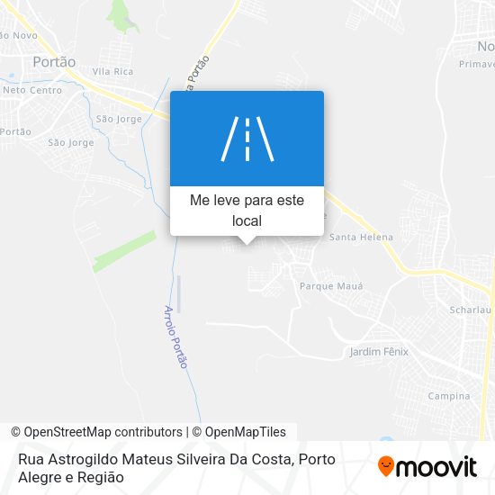 Rua Astrogildo Mateus Silveira Da Costa mapa