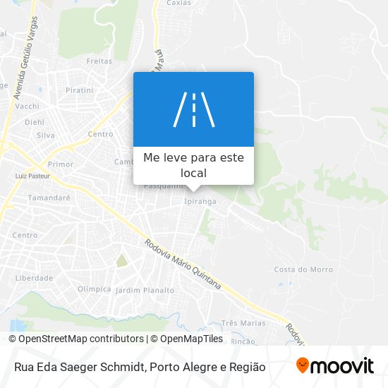 Rua Eda Saeger Schmidt mapa