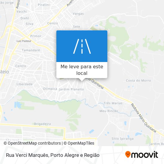 Rua Verci Marquês mapa