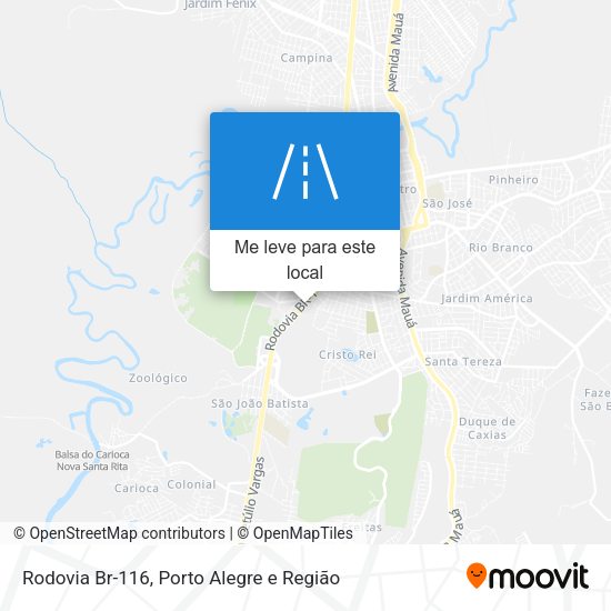Rodovia Br-116 mapa
