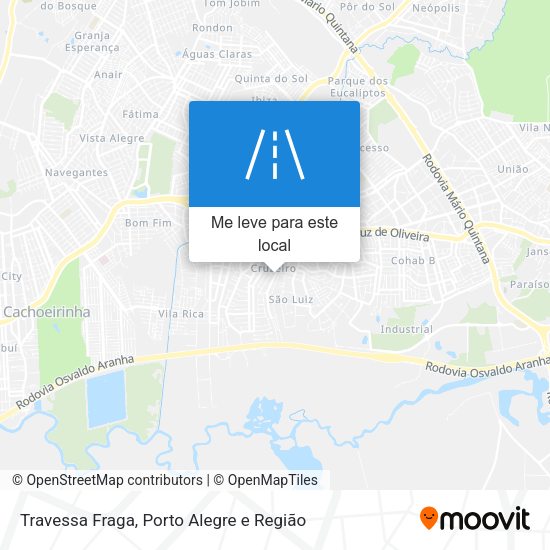 Travessa Fraga mapa