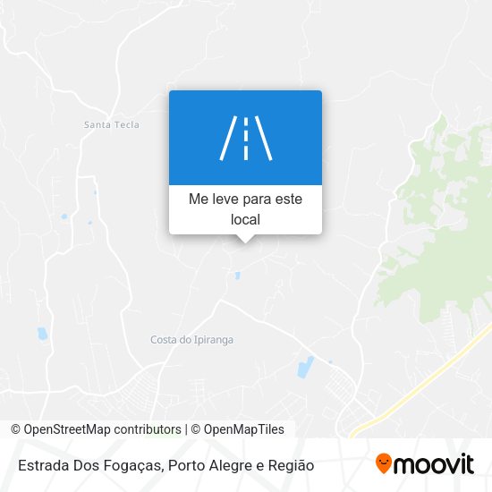 Estrada Dos Fogaças mapa