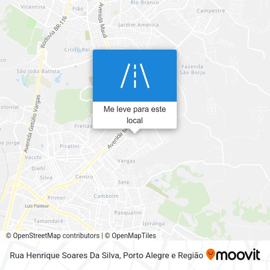 Rua Henrique Soares Da Silva mapa