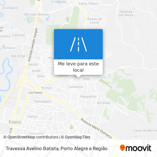 Travessa Avelino Batista mapa