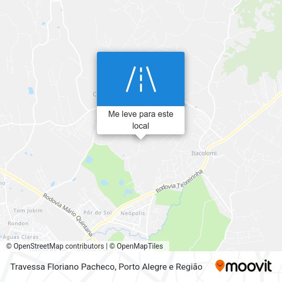 Travessa Floriano Pacheco mapa