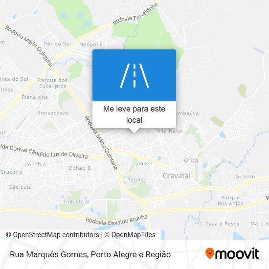 Rua Marquês Gomes mapa
