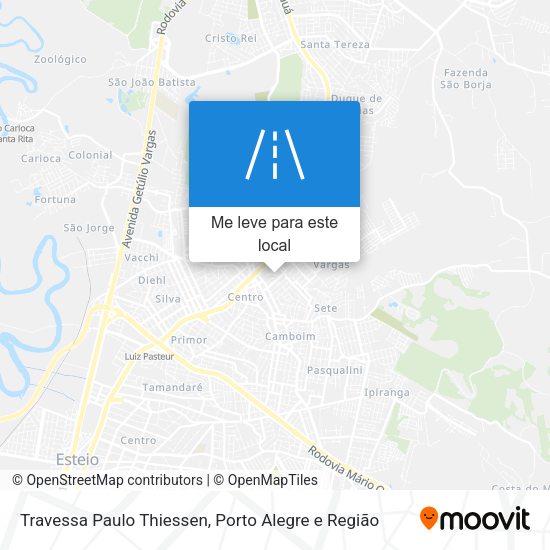 Travessa Paulo Thiessen mapa