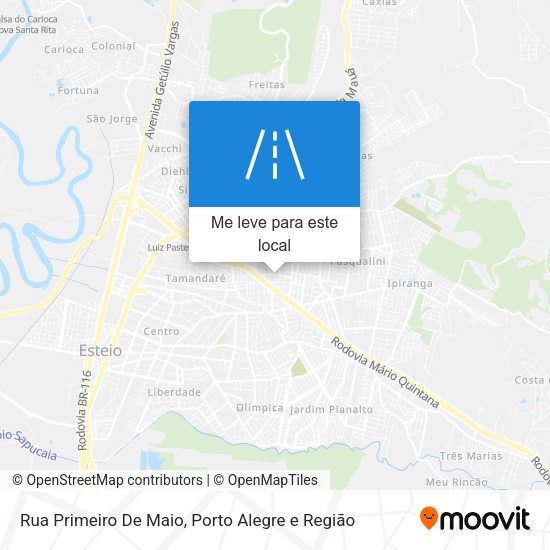 Rua Primeiro De Maio mapa
