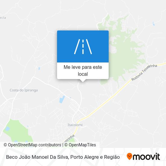 Beco João Manoel Da Silva mapa