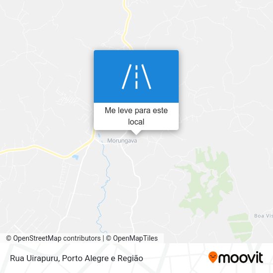 Rua Uirapuru mapa