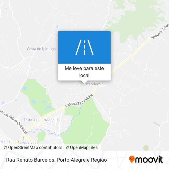 Rua Renato Barcelos mapa