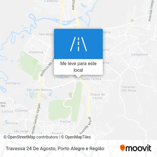 Travessa 24 De Agosto mapa