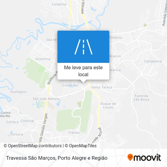 Travessa São Marços mapa
