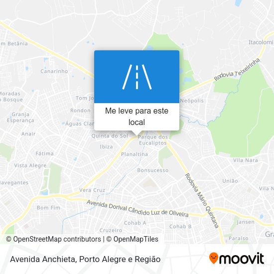 Avenida Anchieta mapa