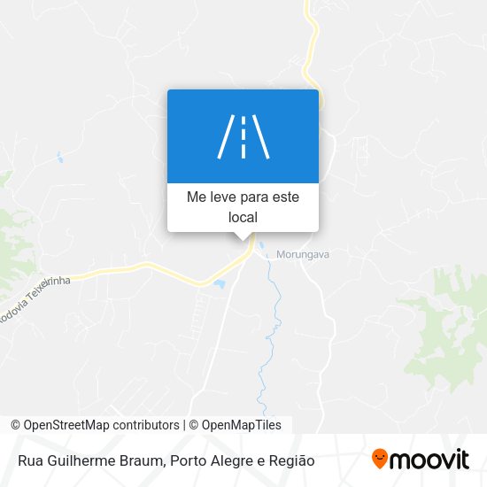 Rua Guilherme Braum mapa