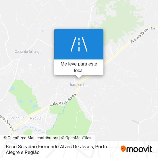 Beco Servidão Firmendo Alves De Jesus mapa