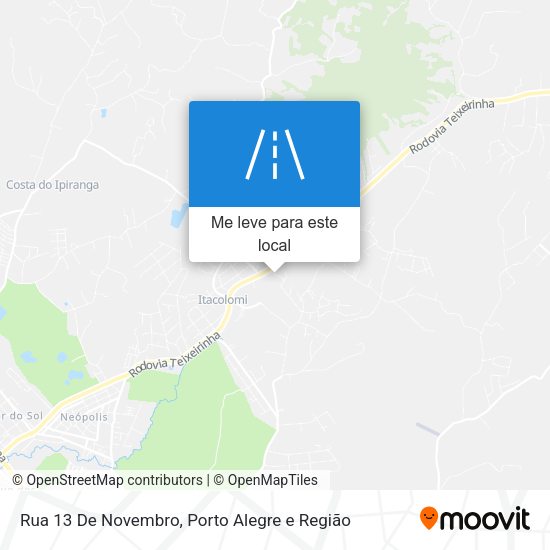Rua 13 De Novembro mapa