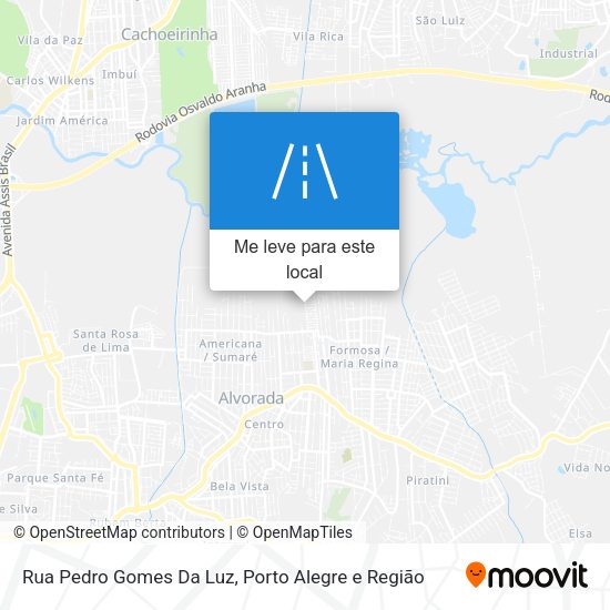 Rua Pedro Gomes Da Luz mapa