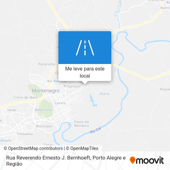 Rua Reverendo Ernesto J. Bernhoeft mapa