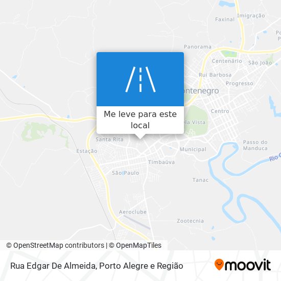 Rua Edgar De Almeida mapa