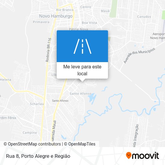 Rua 8 mapa