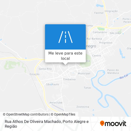 Rua Athos De Oliveira Machado mapa