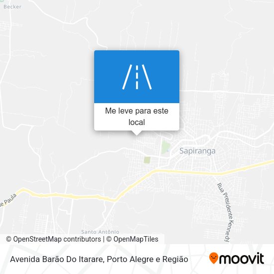 Avenida Barão Do Itarare mapa