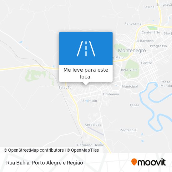 Rua Bahia mapa