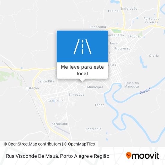 Rua Visconde De Mauá mapa