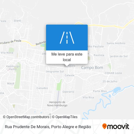 Rua Prudente De Morais mapa