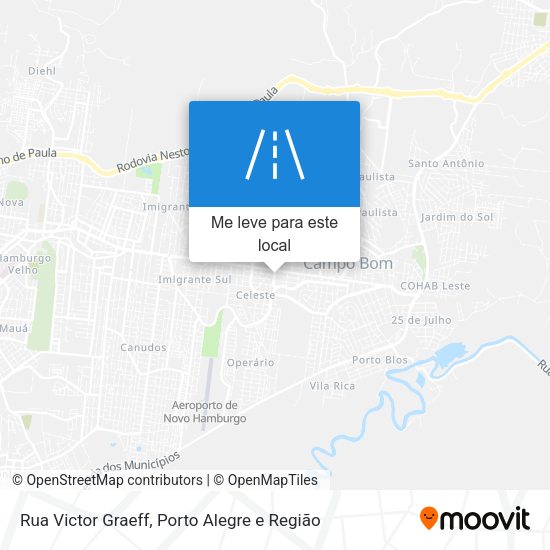 Rua Victor Graeff mapa