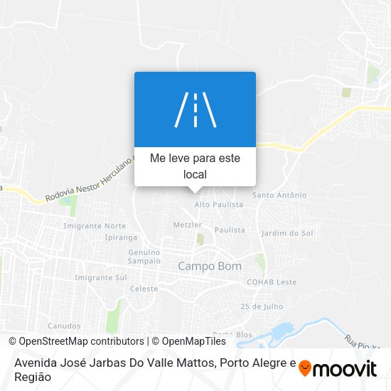 Avenida José Jarbas Do Valle Mattos mapa