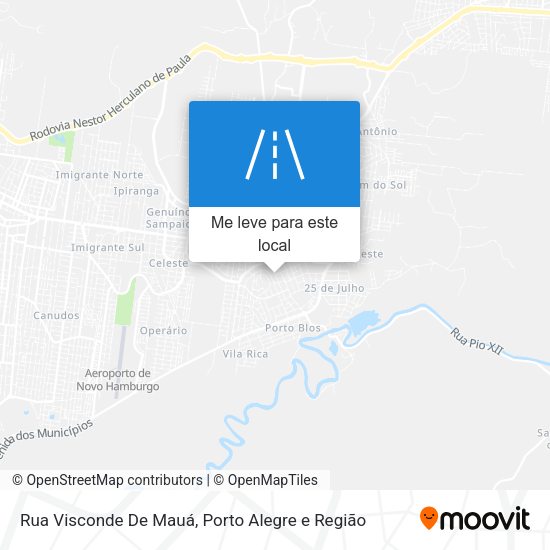 Rua Visconde De Mauá mapa