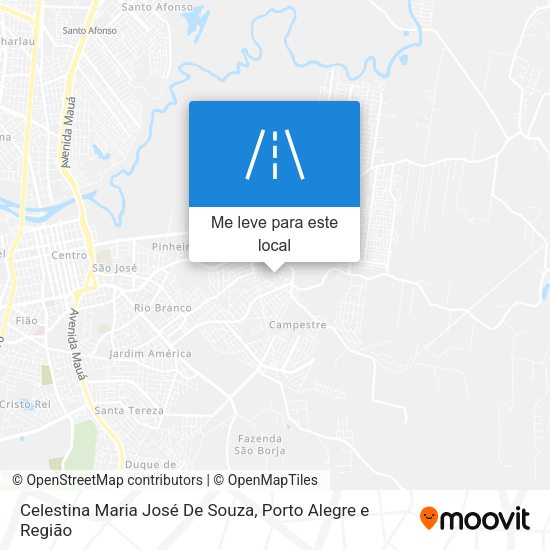 Celestina Maria José De Souza mapa