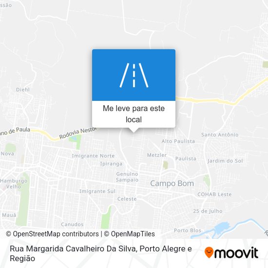Rua Margarida Cavalheiro Da Silva mapa
