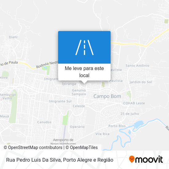 Rua Pedro Luís Da Silva mapa
