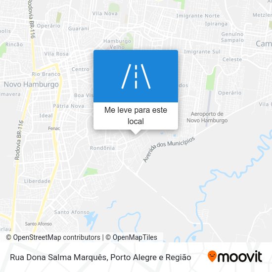 Rua Dona Salma Marquês mapa
