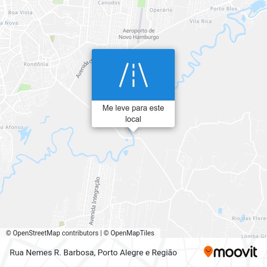 Rua Nemes R. Barbosa mapa