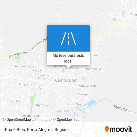 Rua F Blos mapa