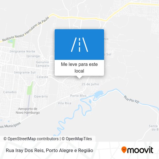 Rua Iray Dos Reis mapa