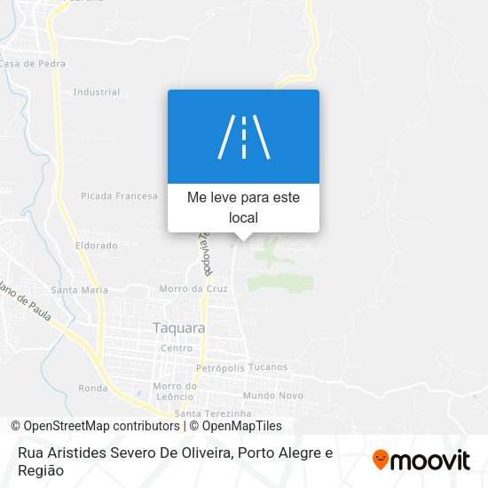 Rua Aristides Severo De Oliveira mapa