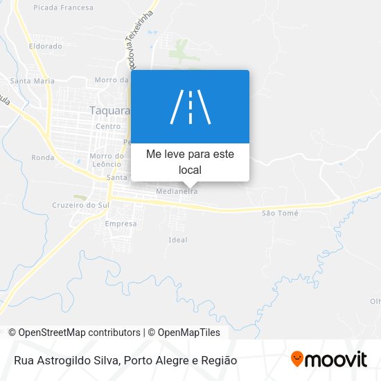 Rua Astrogildo Silva mapa
