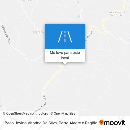 Beco Jovino Vitorino Da Silva mapa