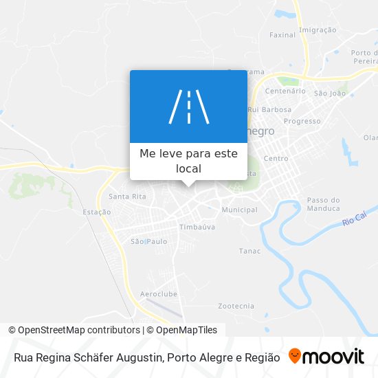 Rua Regina Schäfer Augustin mapa
